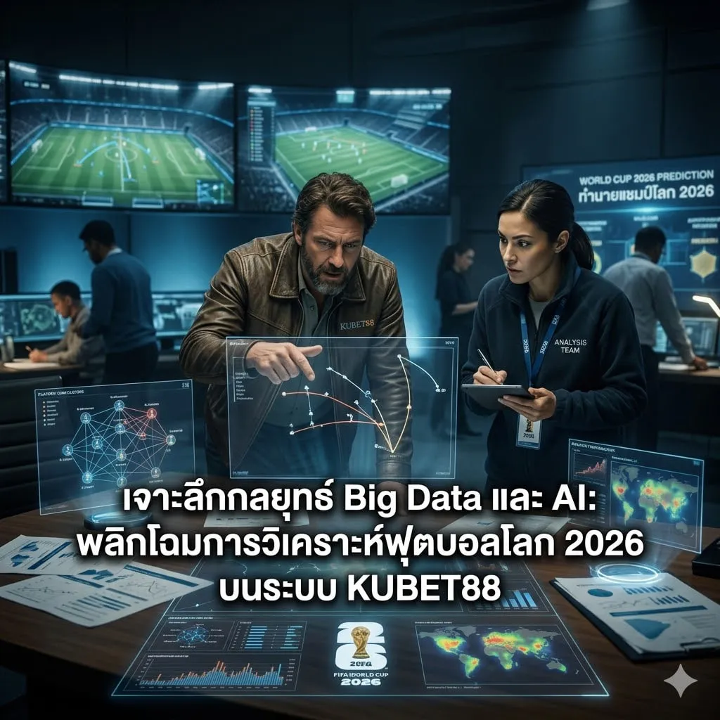 เจาะลึกกลยุทธ์ Big Data และ AI: พลิกโฉมการวิเคราะห์ฟุตบอลโลก 2026 บนระบบ KUBET88