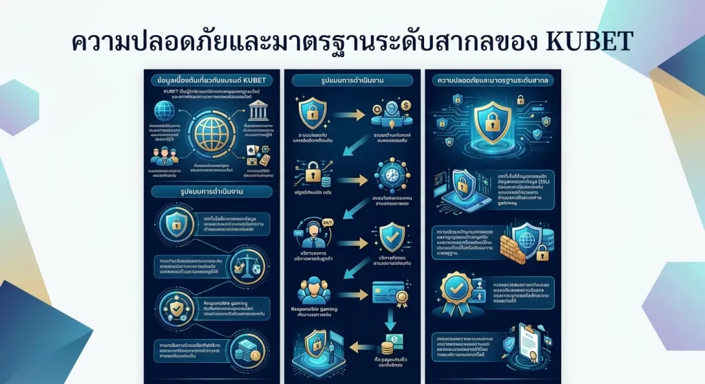 ความปลอดภัยและมาตรฐานระดับสากลของ KUBET